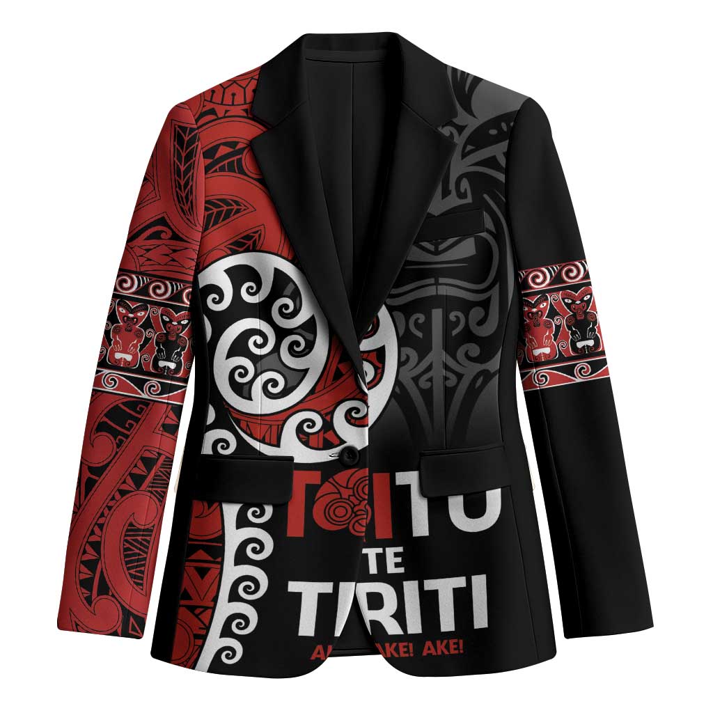 Honour The Treaty New Zealand Blazer Toitu Te Tiriti Ake Ake Ake - Aussie Hoodie