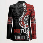 Honour The Treaty New Zealand Blazer Toitu Te Tiriti Ake Ake Ake - Aussie Hoodie