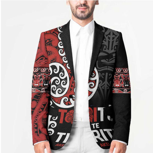 Honour The Treaty New Zealand Blazer Toitu Te Tiriti Ake Ake Ake - Aussie Hoodie