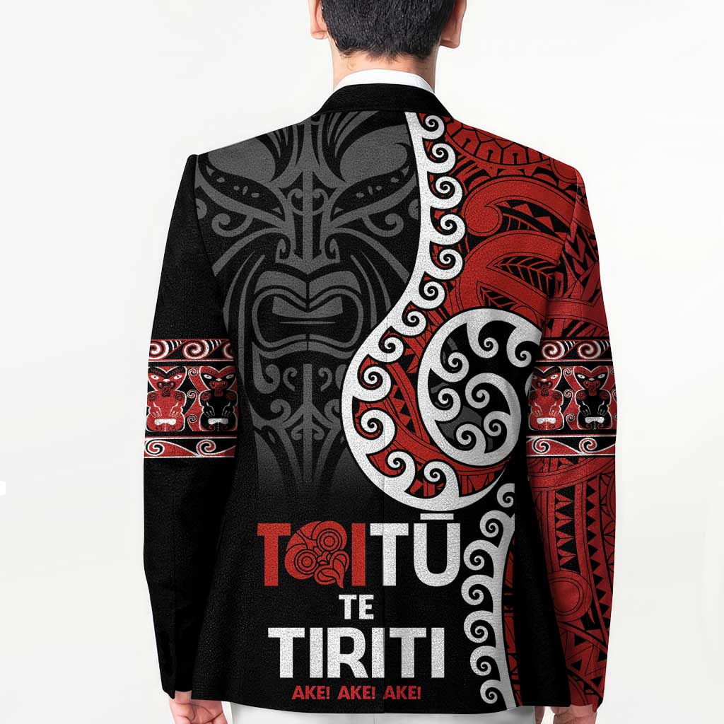 Honour The Treaty New Zealand Blazer Toitu Te Tiriti Ake Ake Ake - Aussie Hoodie