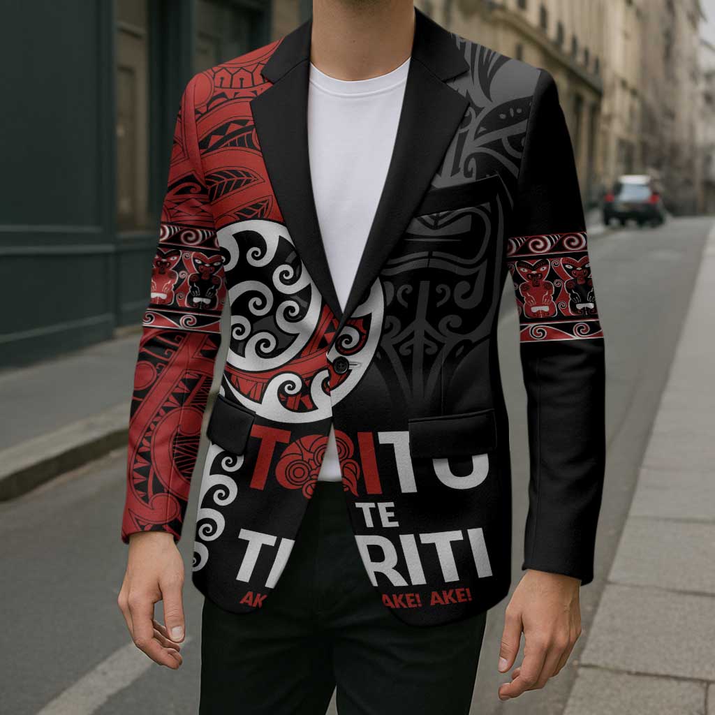 Honour The Treaty New Zealand Blazer Toitu Te Tiriti Ake Ake Ake - Aussie Hoodie