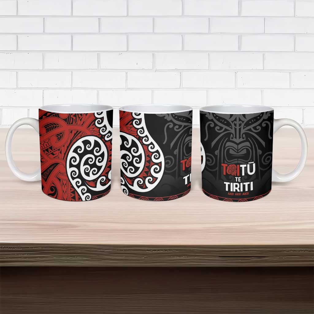 Honour The Treaty New Zealand Ceramic Mug Toitu Te Tiriti Ake Ake Ake - Aussie Hoodie