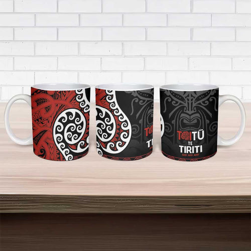Honour The Treaty New Zealand Ceramic Mug Toitu Te Tiriti Ake Ake Ake - Aussie Hoodie