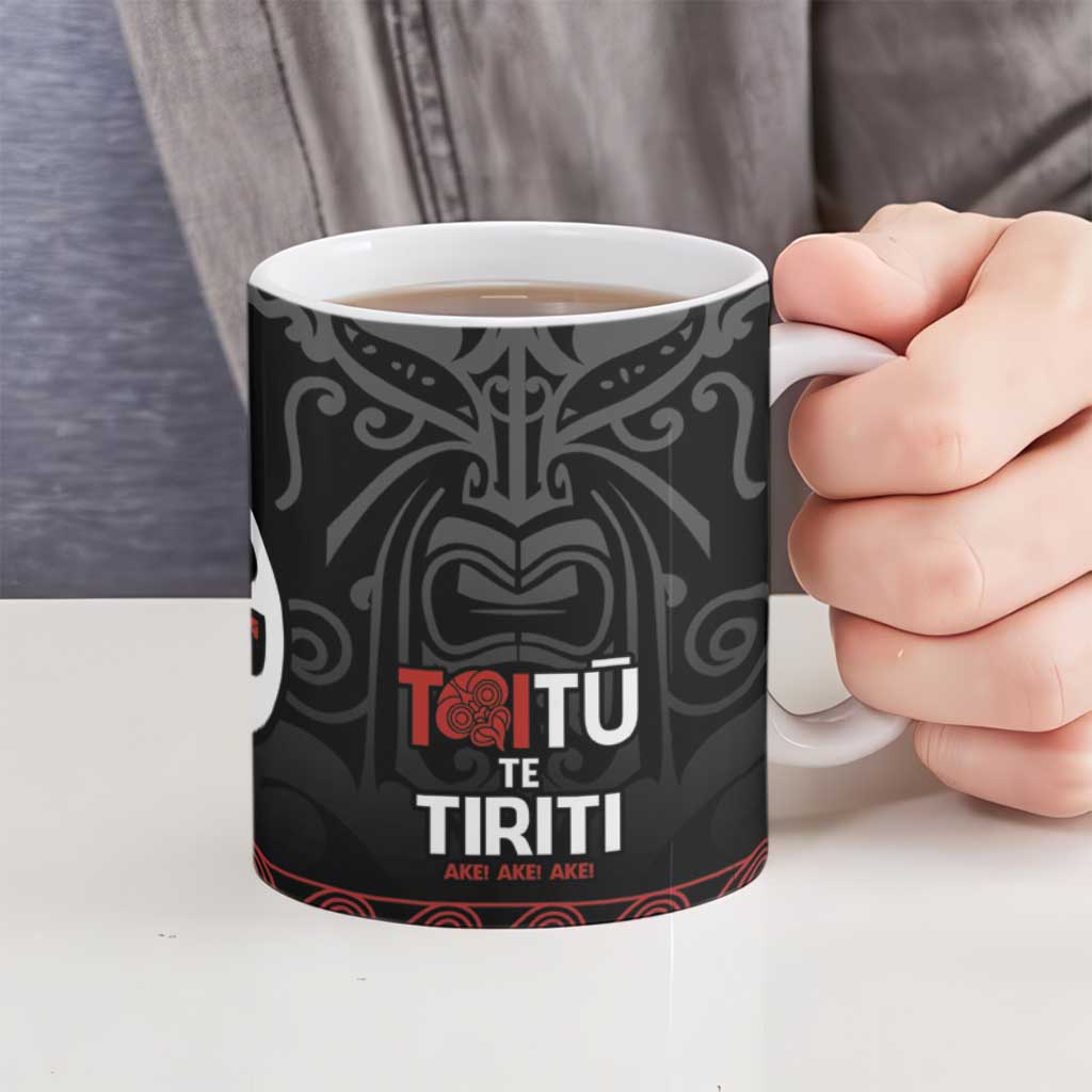 Honour The Treaty New Zealand Ceramic Mug Toitu Te Tiriti Ake Ake Ake - Aussie Hoodie