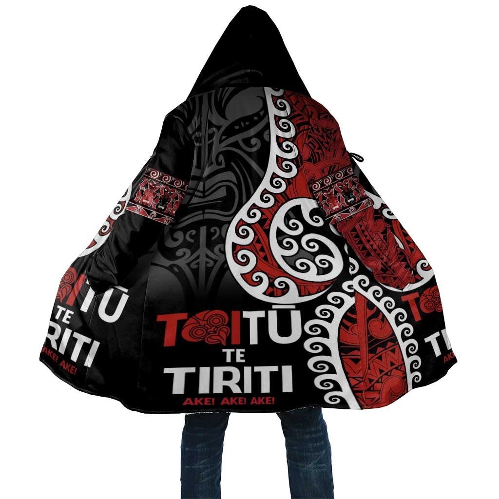 Honour The Treaty New Zealand Cloak Toitu Te Tiriti Ake Ake Ake - Aussie Hoodie