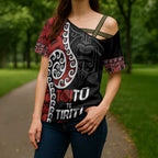 Honour The Treaty New Zealand Cross Shoulder Shirt Toitu Te Tiriti Ake Ake Ake - Aussie Hoodie