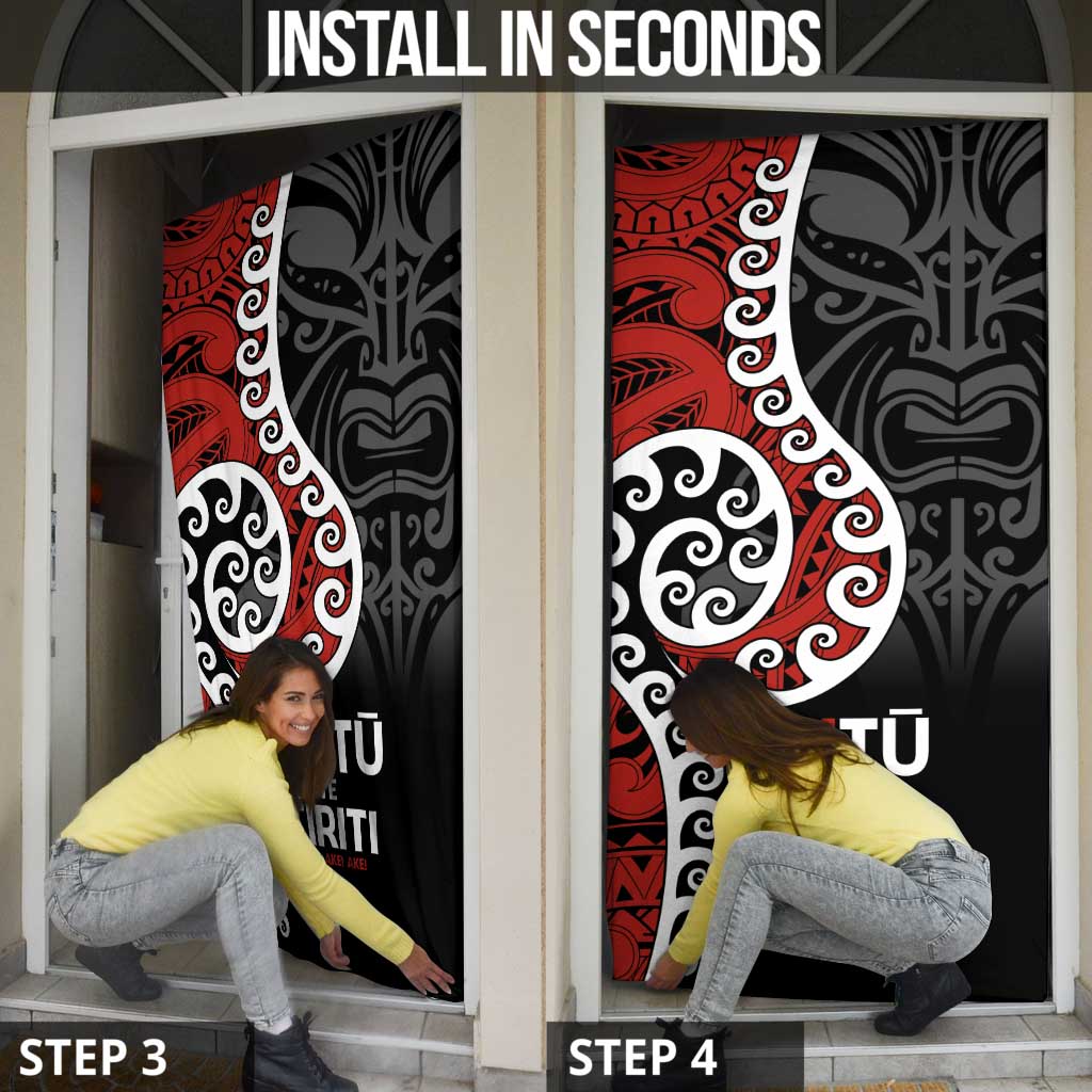 Honour The Treaty New Zealand Door Cover Toitu Te Tiriti Ake Ake Ake - Aussie Hoodie
