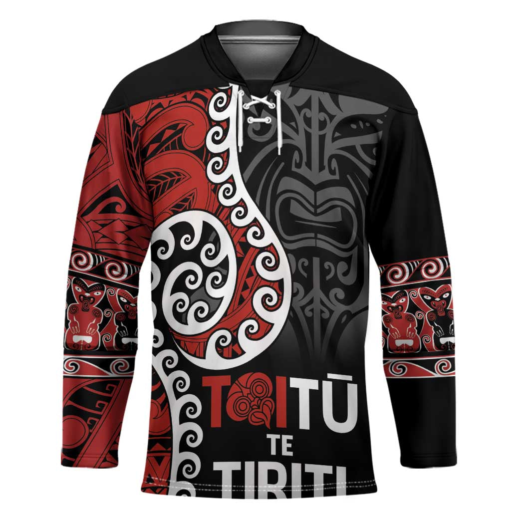 Honour The Treaty New Zealand Hockey Jersey Toitu Te Tiriti Ake Ake Ake - Aussie Hoodie