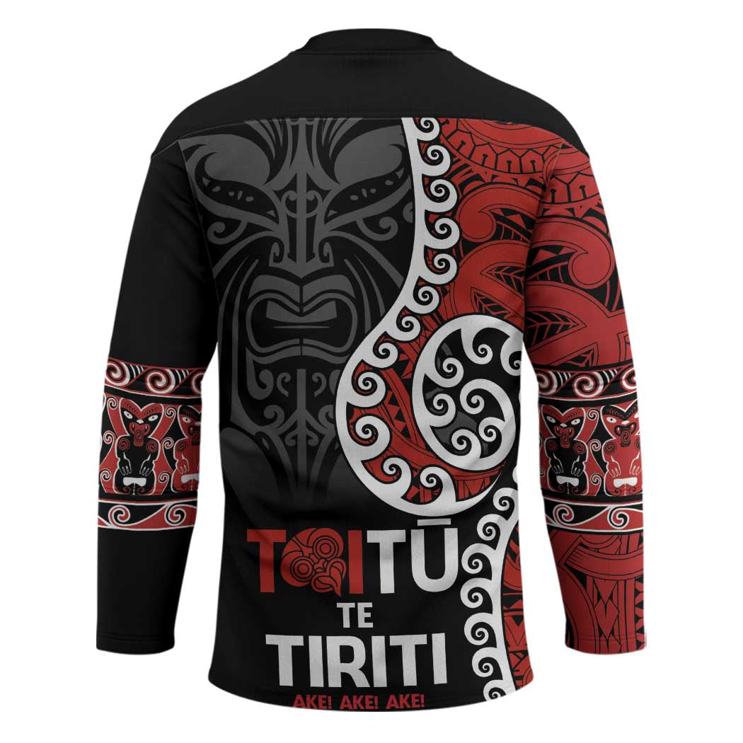 Honour The Treaty New Zealand Hockey Jersey Toitu Te Tiriti Ake Ake Ake - Aussie Hoodie