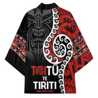 Honour The Treaty New Zealand Kimono Toitu Te Tiriti Ake Ake Ake - Aussie Hoodie
