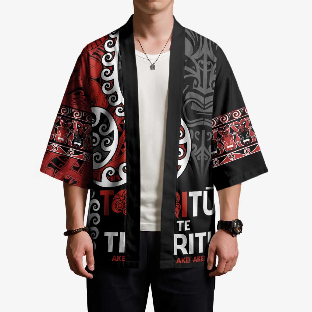 Honour The Treaty New Zealand Kimono Toitu Te Tiriti Ake Ake Ake - Aussie Hoodie
