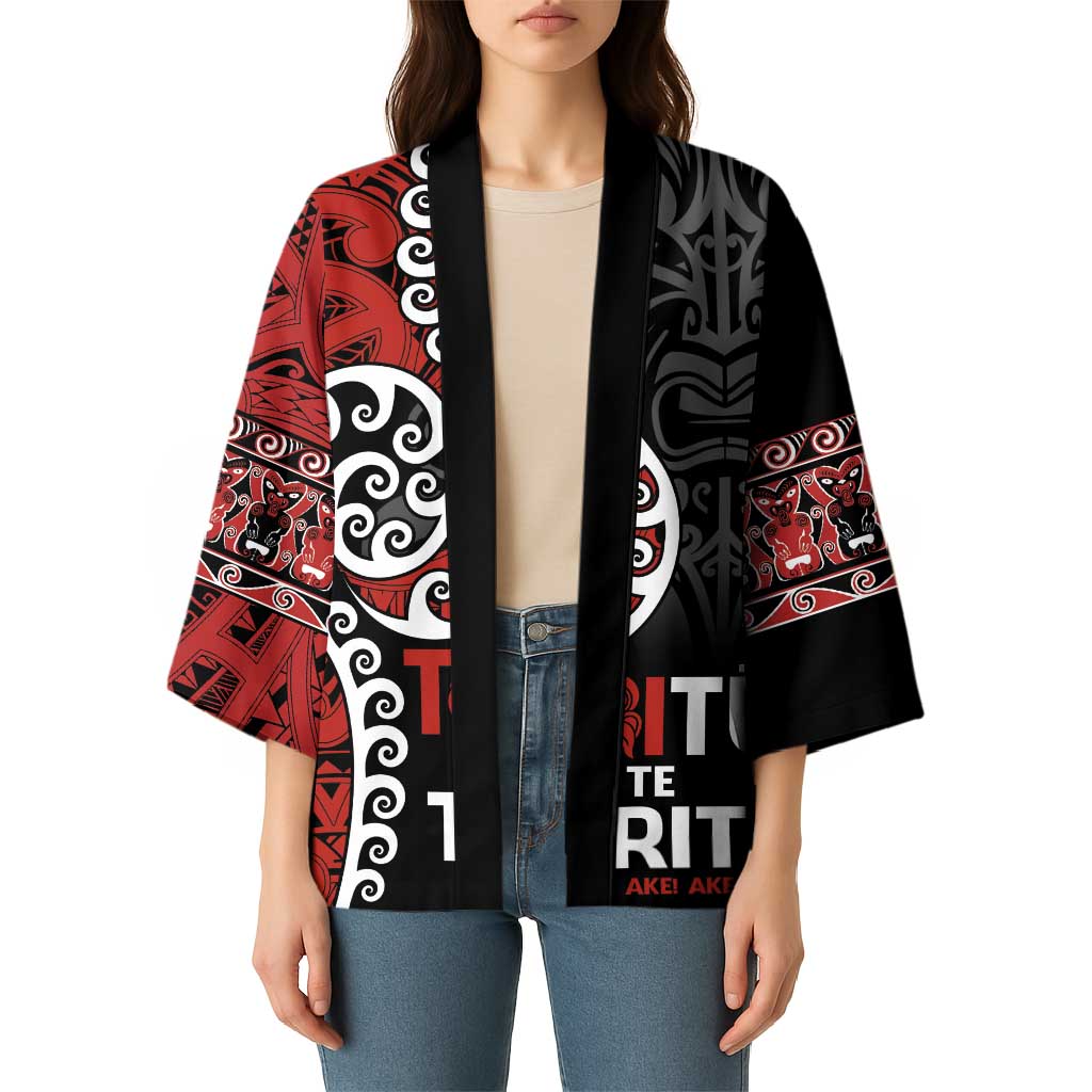 Honour The Treaty New Zealand Kimono Toitu Te Tiriti Ake Ake Ake - Aussie Hoodie