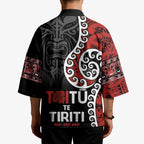 Honour The Treaty New Zealand Kimono Toitu Te Tiriti Ake Ake Ake - Aussie Hoodie