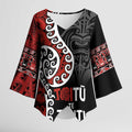Honour The Treaty New Zealand Kimono Sleeve Blouse Toitu Te Tiriti Ake Ake Ake - Aussie Hoodie