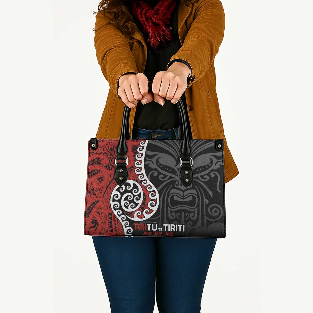 Honour The Treaty New Zealand Leather Bag Toitu Te Tiriti Ake Ake Ake - Aussie Hoodie