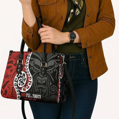 Honour The Treaty New Zealand Leather Bag Toitu Te Tiriti Ake Ake Ake - Aussie Hoodie