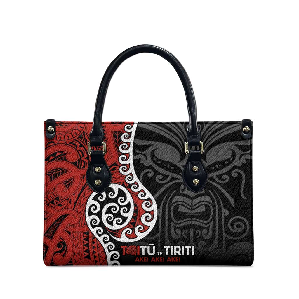 Honour The Treaty New Zealand Leather Bag Toitu Te Tiriti Ake Ake Ake - Aussie Hoodie