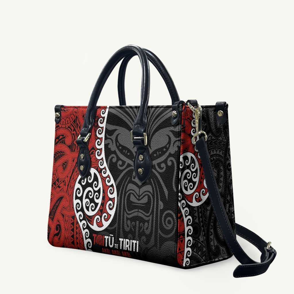Honour The Treaty New Zealand Leather Bag Toitu Te Tiriti Ake Ake Ake - Aussie Hoodie
