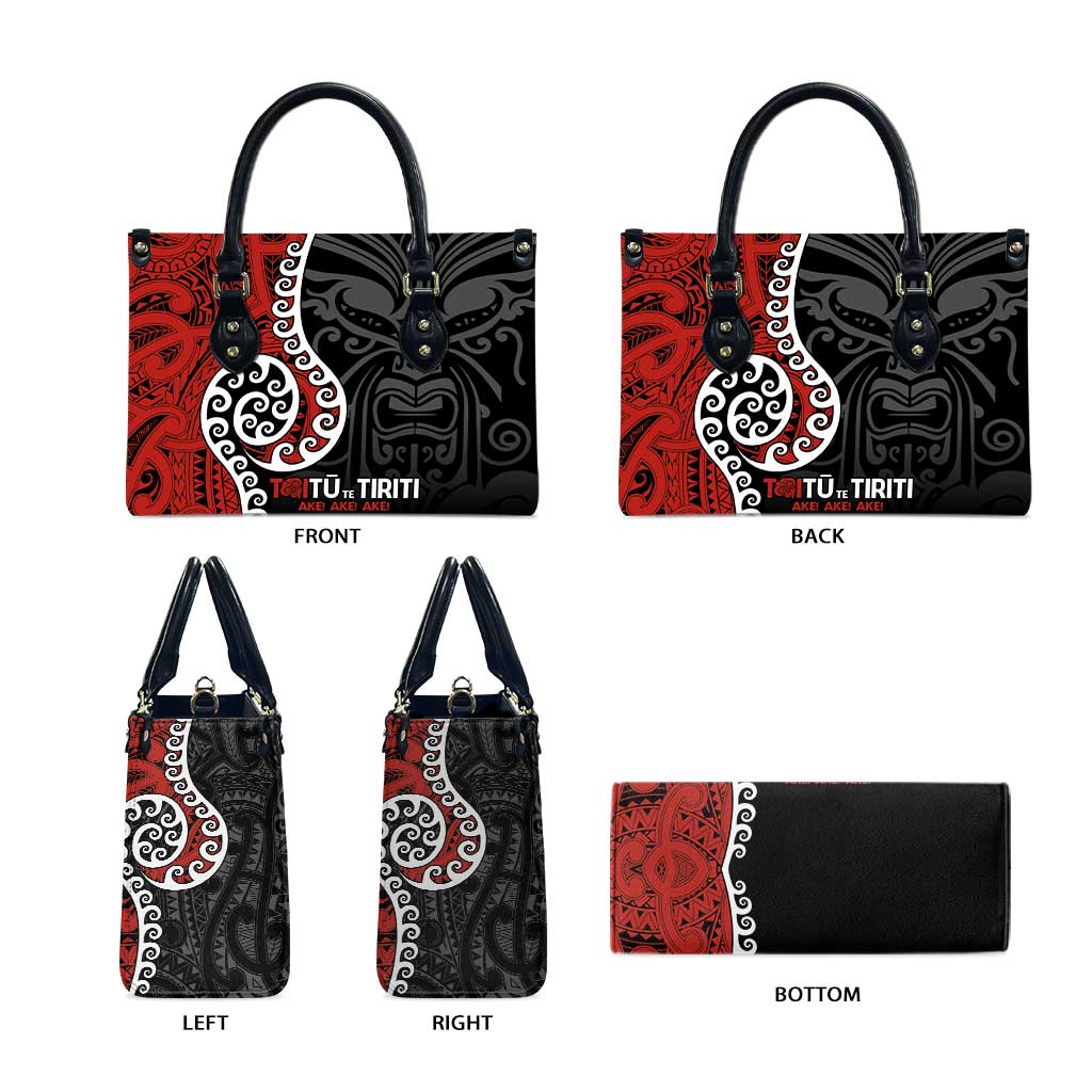 Honour The Treaty New Zealand Leather Bag Toitu Te Tiriti Ake Ake Ake - Aussie Hoodie