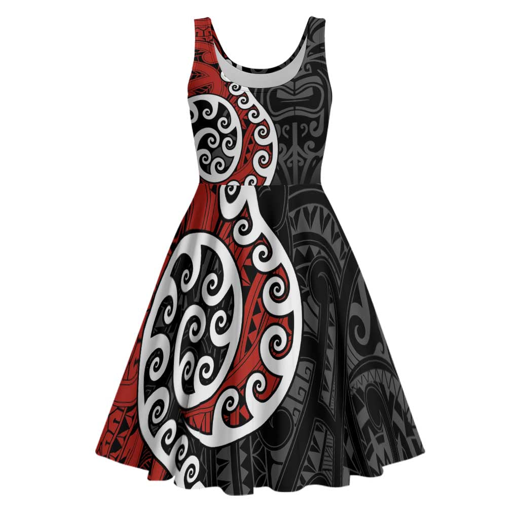 Honour The Treaty New Zealand Midi Dress Toitu Te Tiriti Ake Ake Ake - Aussie Hoodie