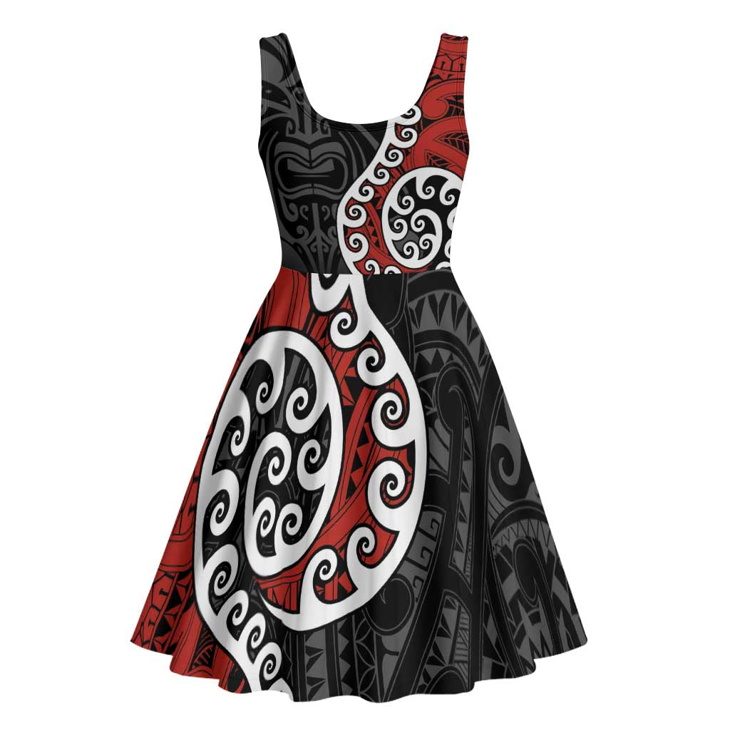 Honour The Treaty New Zealand Midi Dress Toitu Te Tiriti Ake Ake Ake - Aussie Hoodie