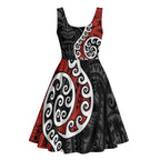 Honour The Treaty New Zealand Midi Dress Toitu Te Tiriti Ake Ake Ake - Aussie Hoodie