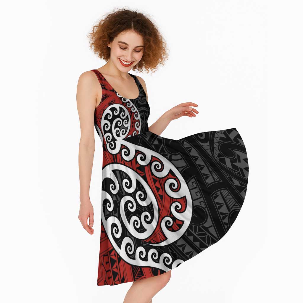 Honour The Treaty New Zealand Midi Dress Toitu Te Tiriti Ake Ake Ake - Aussie Hoodie
