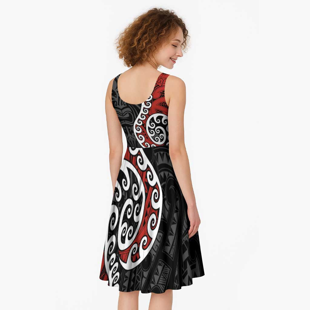 Honour The Treaty New Zealand Midi Dress Toitu Te Tiriti Ake Ake Ake - Aussie Hoodie