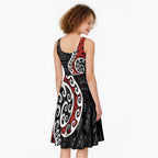 Honour The Treaty New Zealand Midi Dress Toitu Te Tiriti Ake Ake Ake - Aussie Hoodie