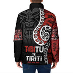 Honour The Treaty New Zealand Padded Jacket Toitu Te Tiriti Ake Ake Ake - Aussie Hoodie