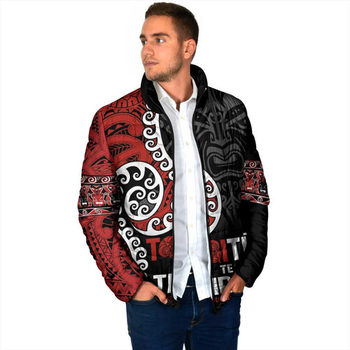 Honour The Treaty New Zealand Padded Jacket Toitu Te Tiriti Ake Ake Ake - Aussie Hoodie