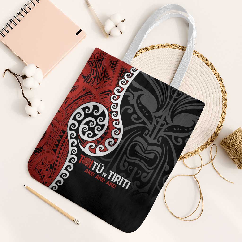 Honour The Treaty New Zealand Tote Bag Toitu Te Tiriti Ake Ake Ake - Aussie Hoodie