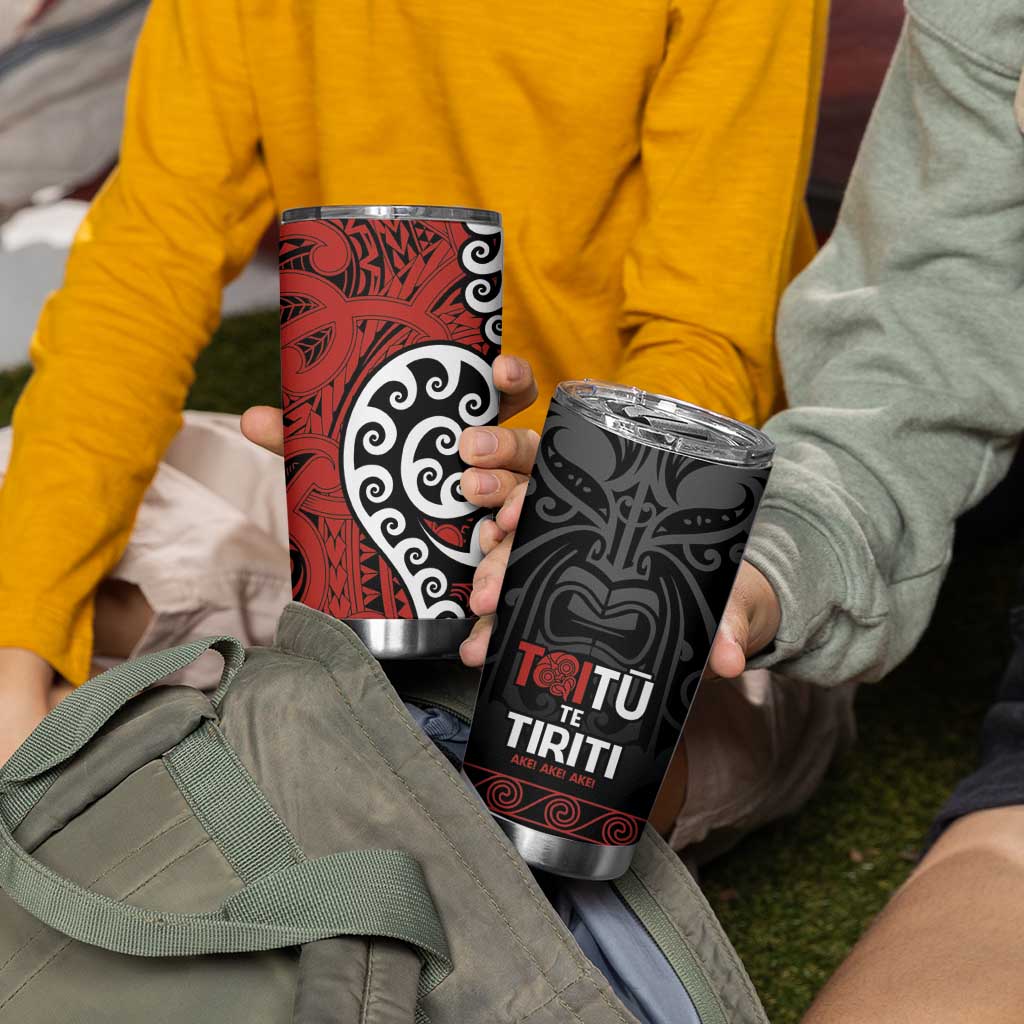 Honour The Treaty New Zealand Tumbler Cup Toitu Te Tiriti Ake!Ake!Ake!