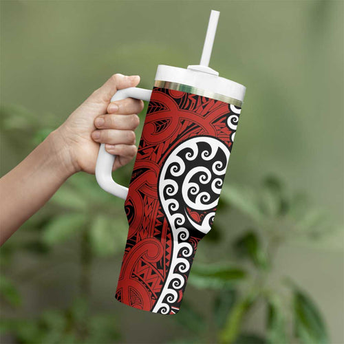 Honour The Treaty New Zealand Tumbler With Handle Toitu Te Tiriti Ake!Ake!Ake!