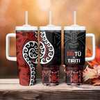 Honour The Treaty New Zealand Tumbler With Handle Toitu Te Tiriti Ake!Ake!Ake!