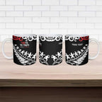 Honour The Treaty New Zealand Personalised Ceramic Mug Toitu Te Tiriti Half Fern Haka Dance - Aussie Hoodie