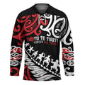 Honour The Treaty New Zealand Personalised Hockey Jersey Toitu Te Tiriti Half Fern Haka Dance - Aussie Hoodie