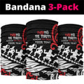 Honour The Treaty New Zealand Personalised Neck Gaiter Toitu Te Tiriti Half Fern Haka Dance LT9