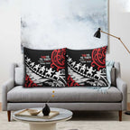 Honour The Treaty New Zealand Personalised Pillow Cover Toitu Te Tiriti Half Fern Haka Dance - Aussie Hoodie