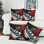 Honour The Treaty New Zealand Personalised Pillow Cover Toitu Te Tiriti Half Fern Haka Dance - Aussie Hoodie