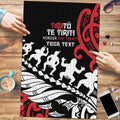 Honour The Treaty New Zealand Personalised Puzzle Toitu Te Tiriti Half Fern Haka Dance - Aussie Hoodie