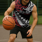 Honour The Treaty New Zealand Personalised Sleeveless Hoodie Toitu Te Tiriti Half Fern Haka Dance - Aussie Hoodie