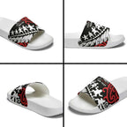 Honour The Treaty New Zealand Personalised Slide Sandals Toitu Te Tiriti Half Fern Haka Dance - Aussie Hoodie
