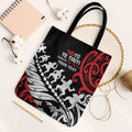 Honour The Treaty New Zealand Personalised Tote Bag Toitu Te Tiriti Half Fern Haka Dance - Aussie Hoodie