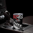 Honour The Treaty New Zealand Personalised Tumbler Cup Toitu Te Tiriti Half Fern with Haka dance