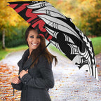 Honour The Treaty New Zealand Personalised Umbrella Toitu Te Tiriti Half Fern Haka Dance - Aussie Hoodie