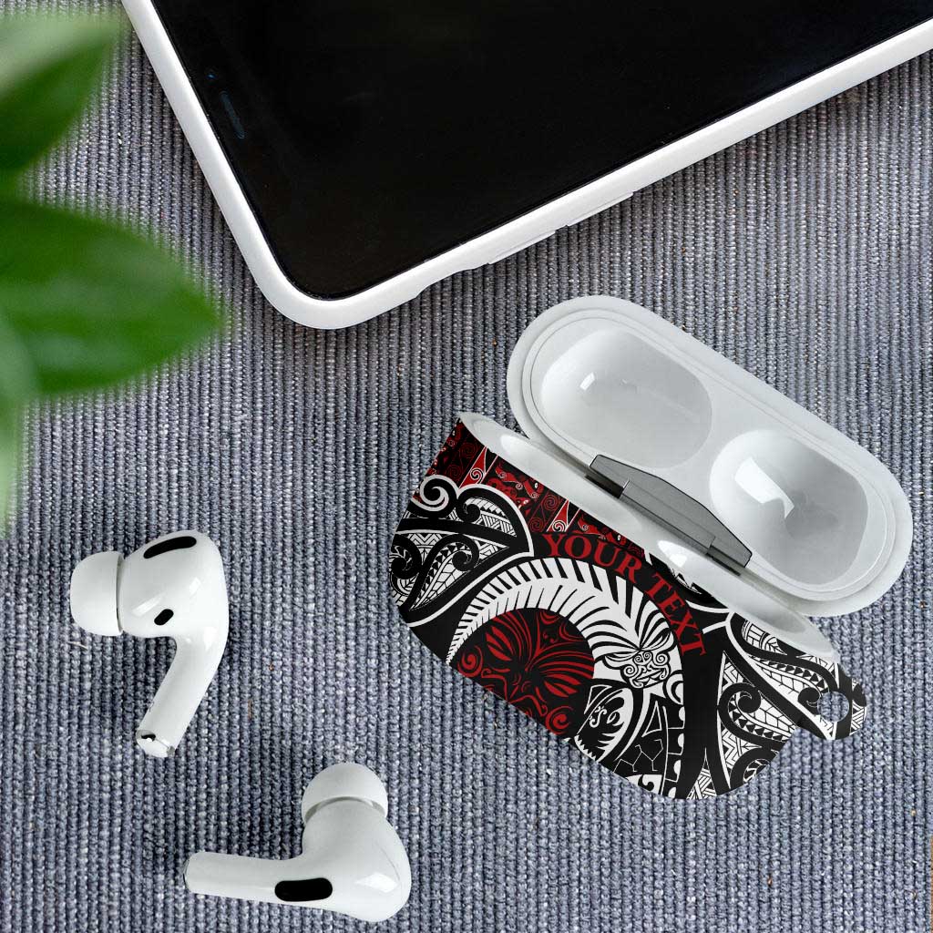 Honour The Treaty New Zealand Personalised AirPods Case Toitu Te Tiriti Indigenous Maori Face - Aussie Hoodie