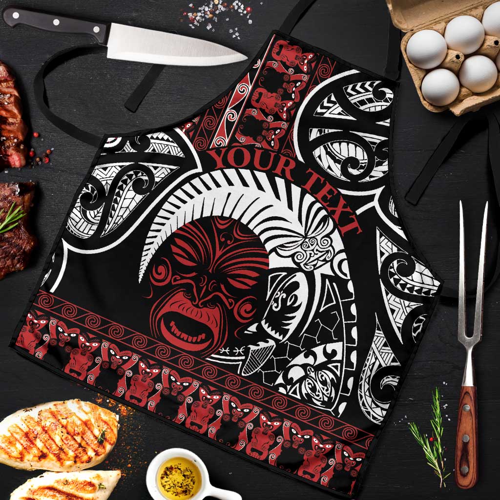 Honour The Treaty New Zealand Personalised Apron Toitu Te Tiriti Indigenous Maori Face - Aussie Hoodie
