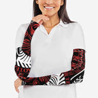 Honour The Treaty New Zealand Personalised Arm Sleeves Toitu Te Tiriti Indigenous Maori Face - Aussie Hoodie