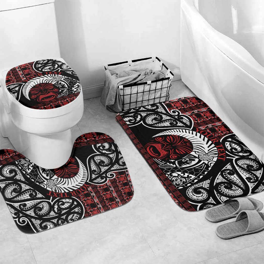 Honour The Treaty New Zealand Personalised Bathroom Set Toitu Te Tiriti Indigenous Maori Face - Aussie Hoodie